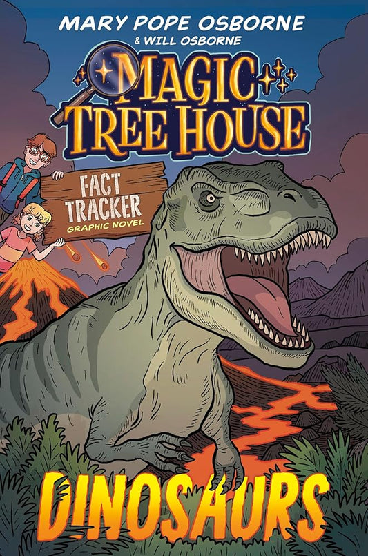 Magic Tree House Fact Tracker Graphic Novel: Dinosaurs (Magic Tree House Fact Tracker Graphic Novels) cover image