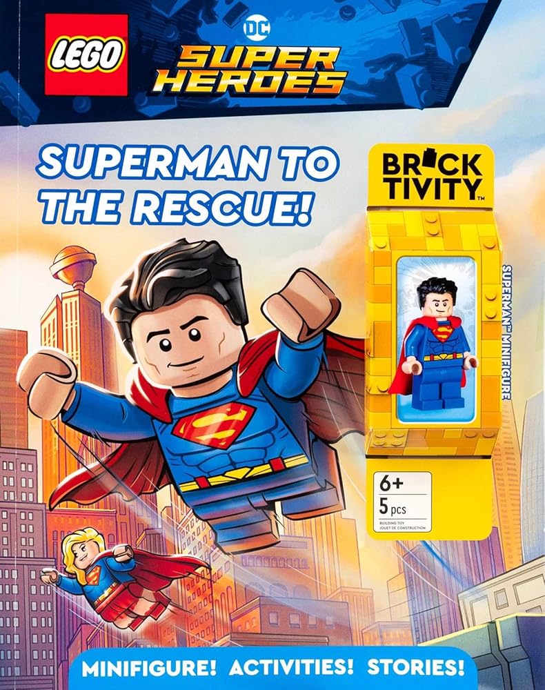 LEGO DC Super Heroes: Superman to the Rescue! (Activity Book with Minifigure) cover image