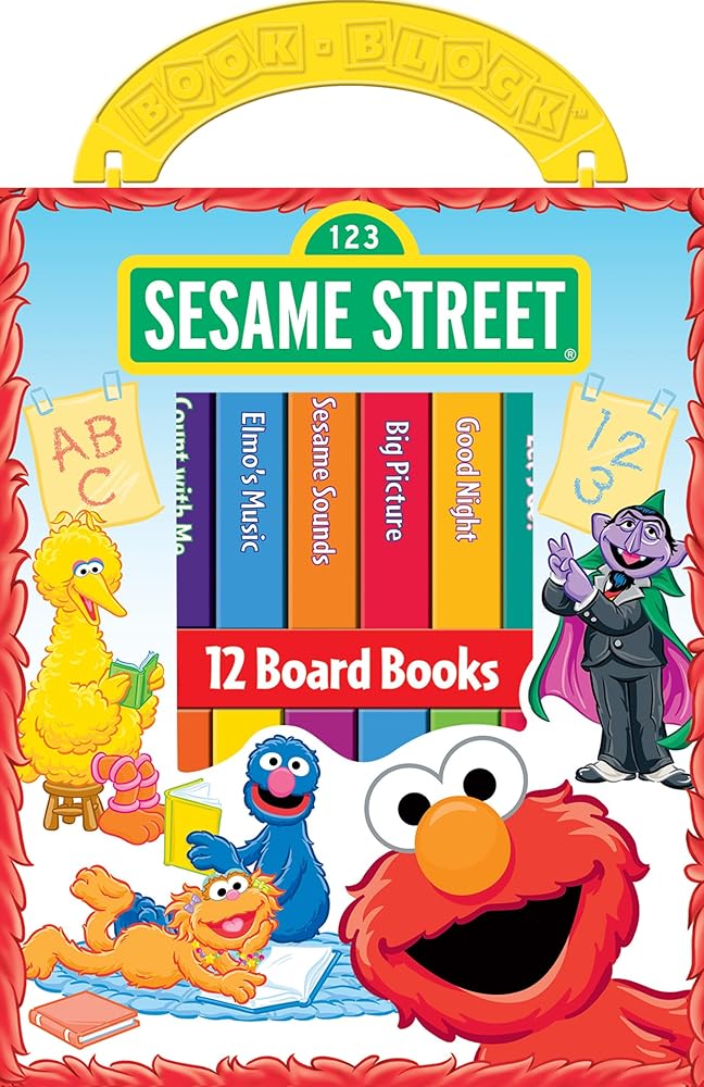 Sesame Street: 12 Board Books cover image