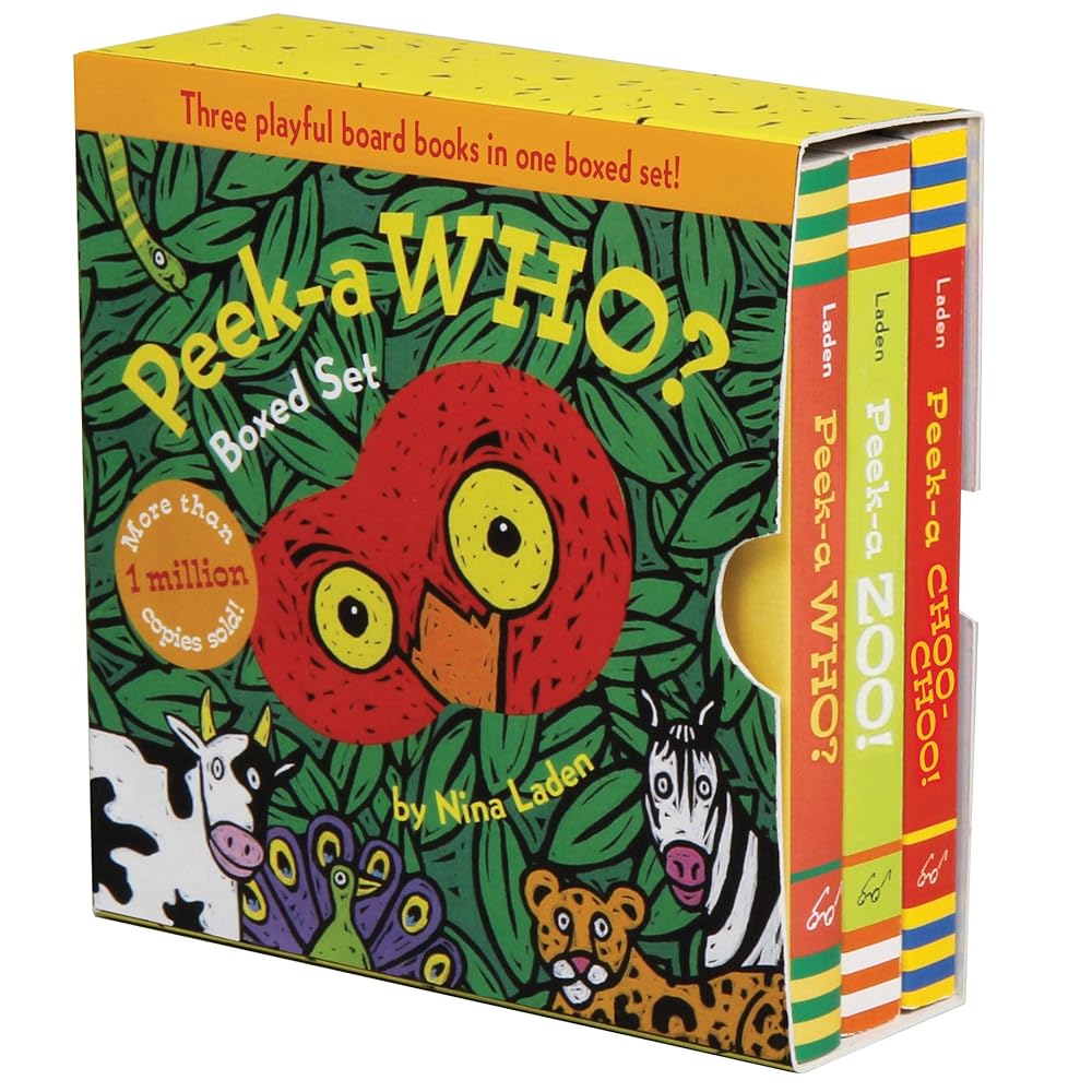 Peek-a Who? Boxed Set: (Children's Animal Books, Board Books for Kids) cover image