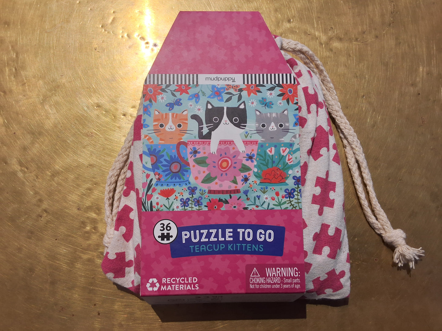 Puzzle to Go Teacup Kitten