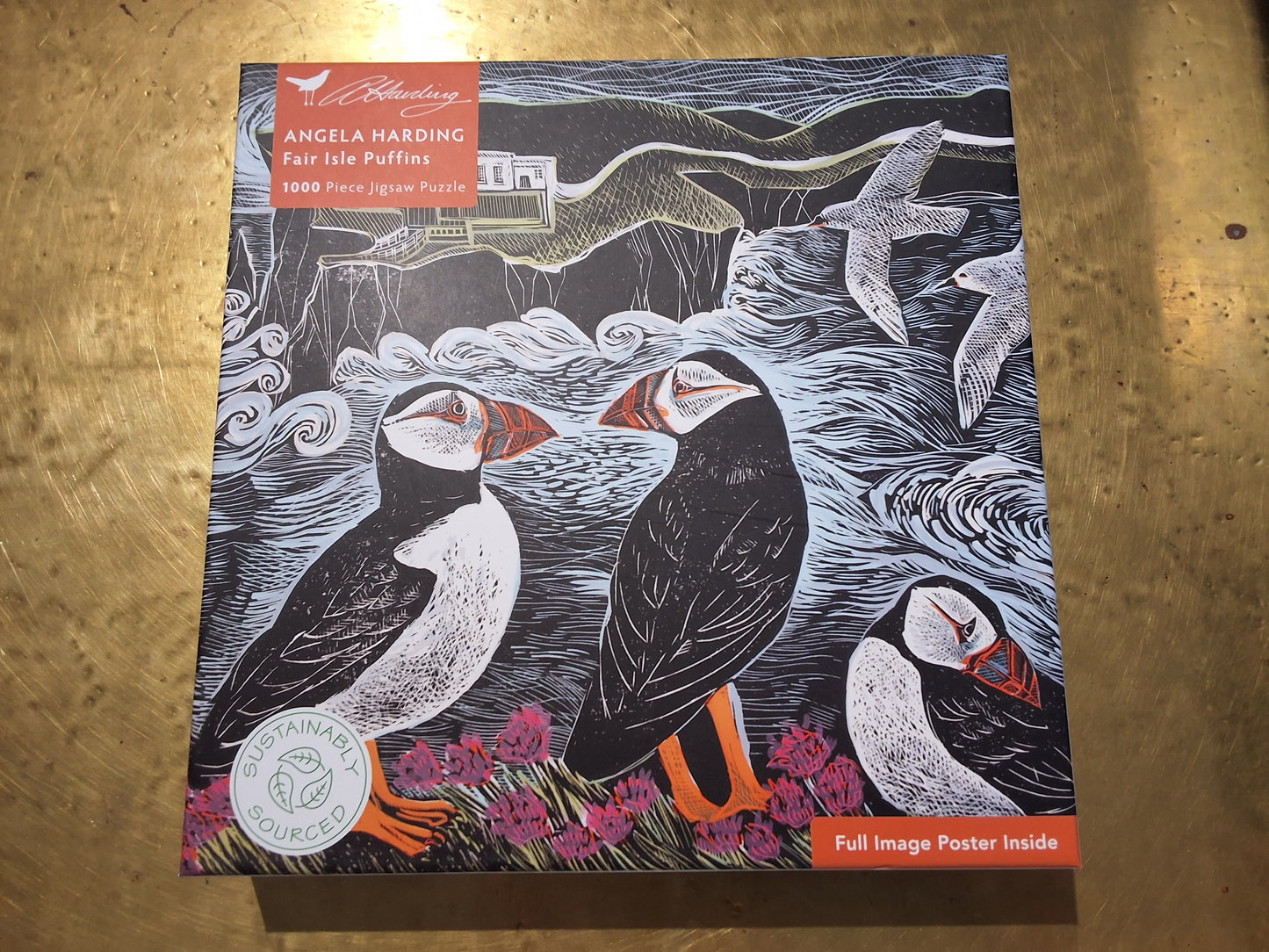 Fair Isle Puffins Puzzle