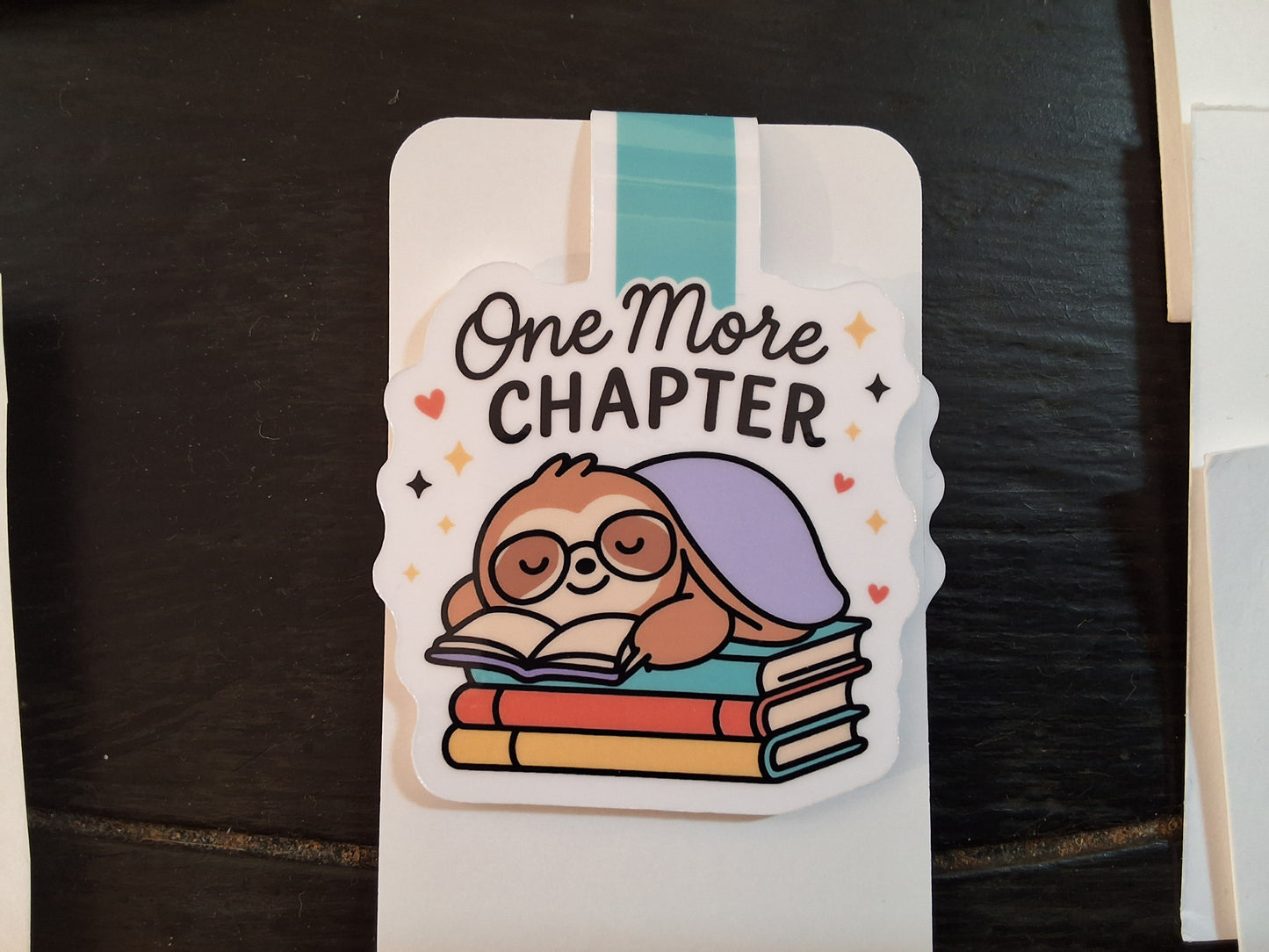 One more chapter magnetic bookmark