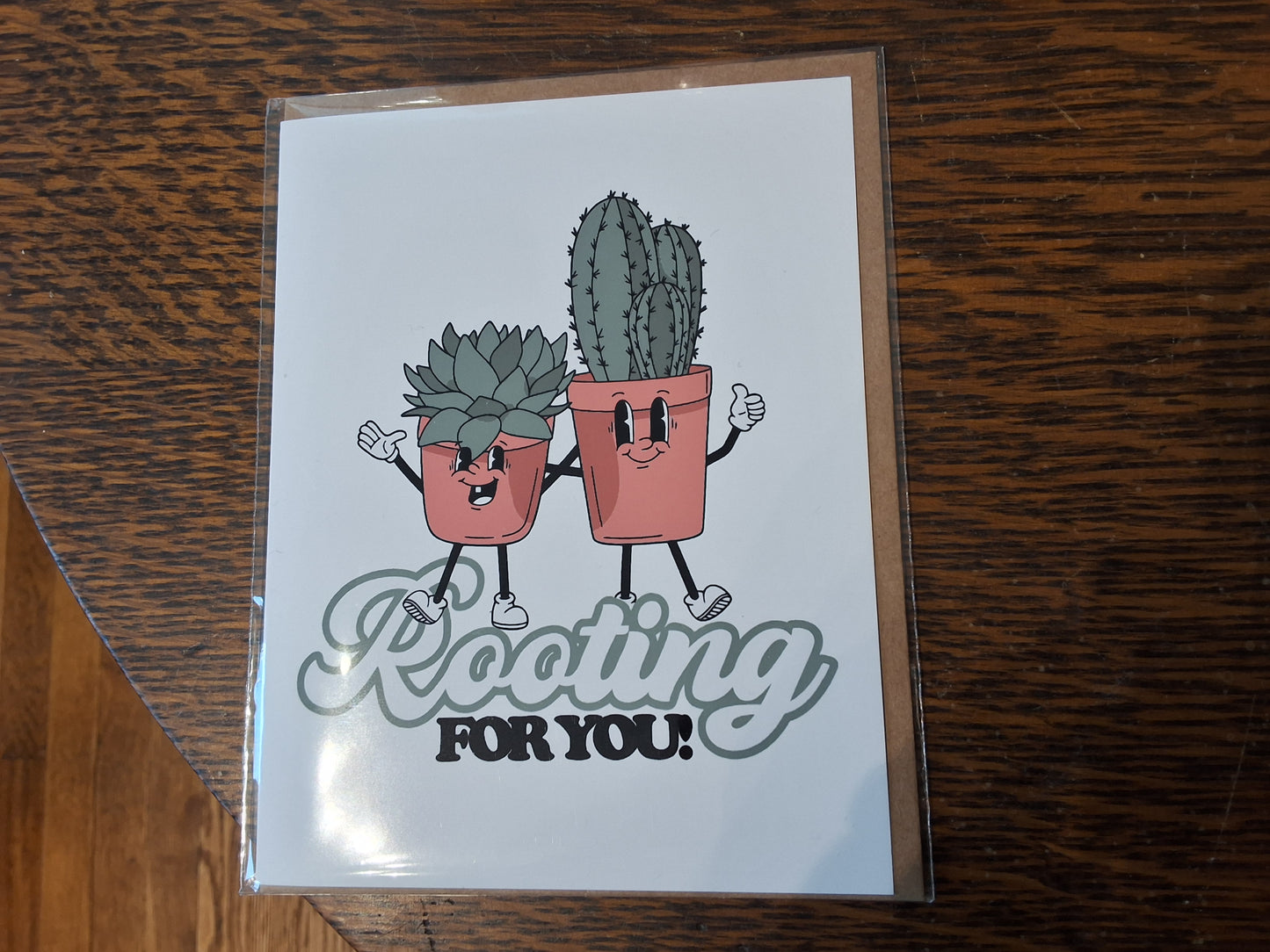 Rooting for You Greeting Card