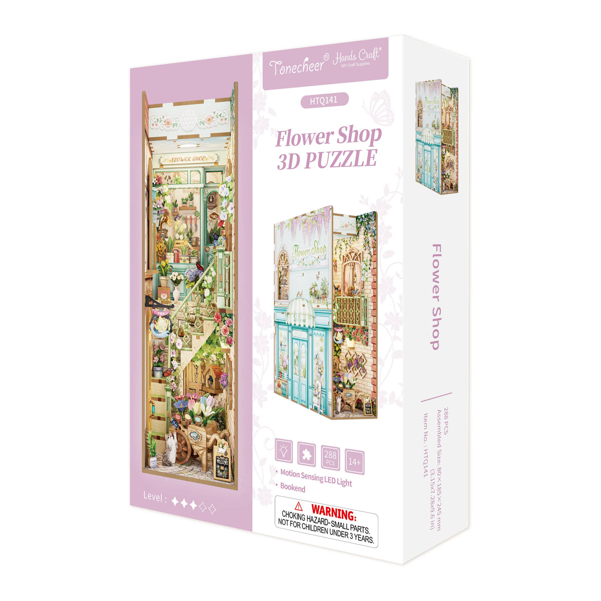 DIY Book Nook Kit: Flower Shop