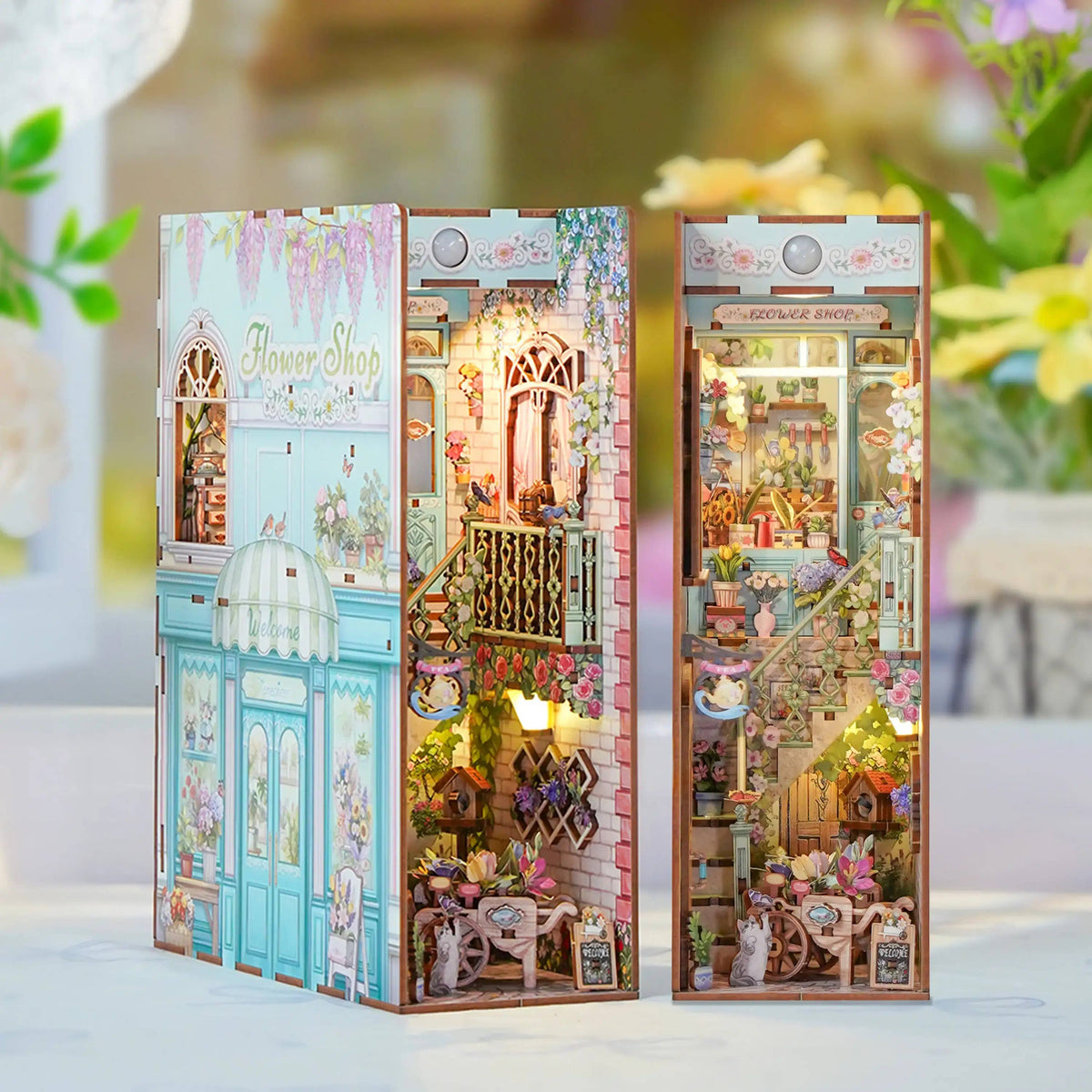 DIY Book Nook Kit: Flower Shop