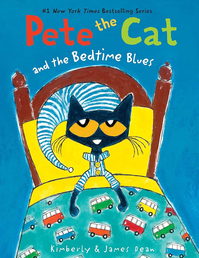 Pete the Cat and the Bedtime Blues: Includes Door Hanger! A Bedtime Book for Kids cover image