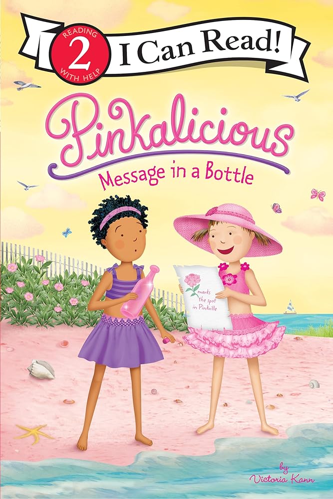 Pinkalicious: Message in a Bottle: A Fun Level 2 Mystery About Riddles and Friendship for Kids (Ages 4-8) (I Can Read Level 2) cover image