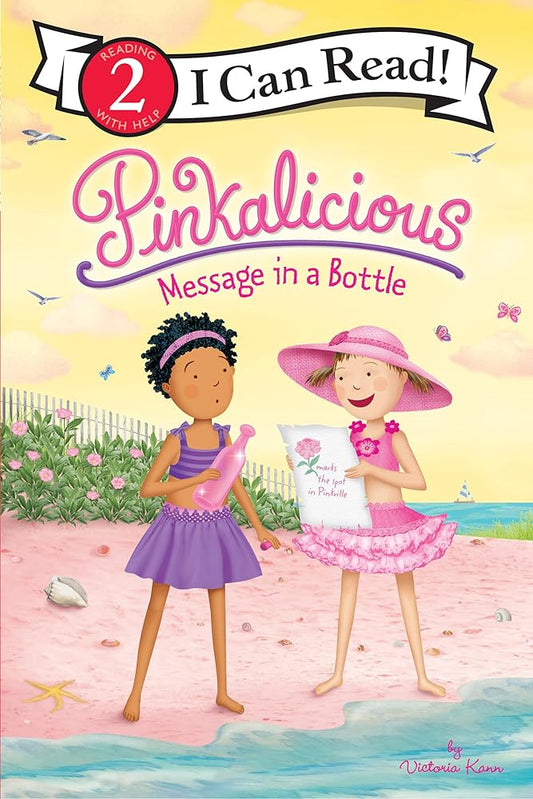 Pinkalicious: Message in a Bottle: A Fun Level 2 Mystery About Riddles and Friendship for Kids (Ages 4-8) (I Can Read Level 2) cover image