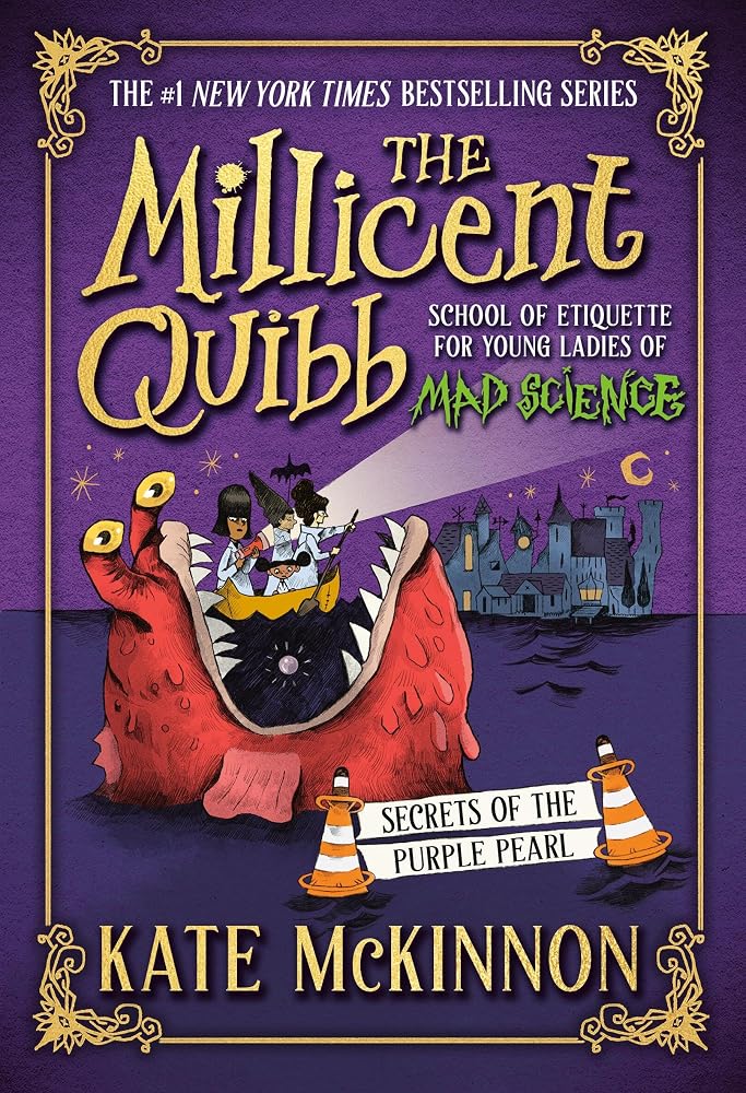 Secrets of the Purple Pearl (The Millicent Quibb School of Etiquette for Young Ladies of Mad Science, 2) cover image