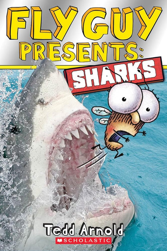Fly Guy Presents: Sharks (Scholastic Reader, Level 2) cover image