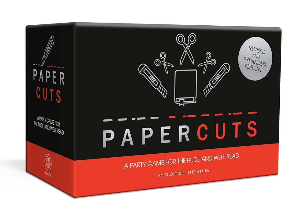 Papercuts: A Party Game for the Rude and Well-Read (A Card Game for Book Lovers) cover image