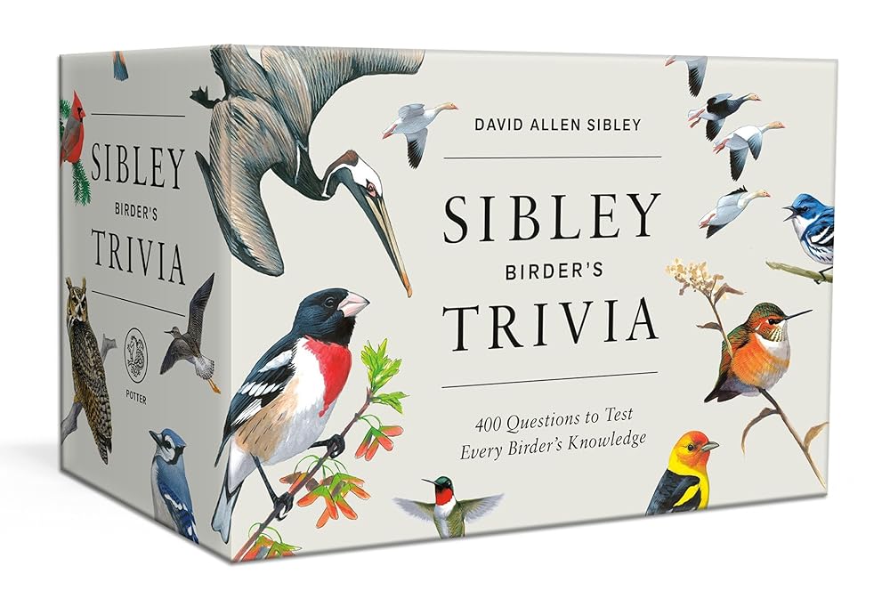 Sibley Birder's Trivia: A Card Game: 400 Questions to Test Every Birder's Knowledge (Ultimate Trivia Card Games) cover image