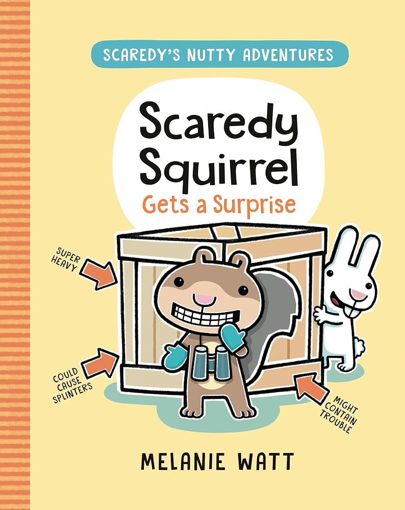 Scaredy Squirrel Gets a Surprise: (A Graphic Novel) cover image