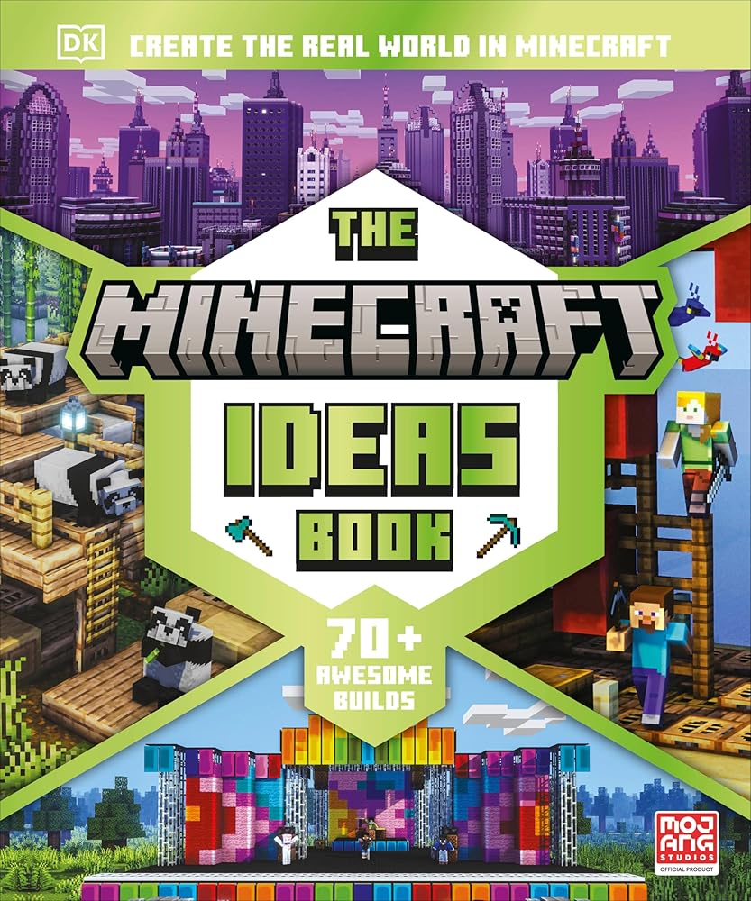 The Minecraft Ideas Book: Create the Real World in Minecraft with 70+ Awesome Builds cover image