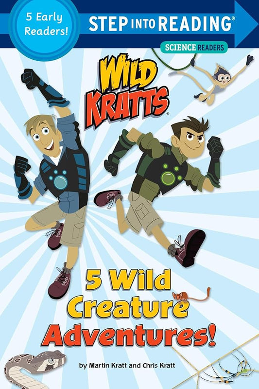 5 Wild Creature Adventures! (Wild Kratts) (Step into Reading) cover image