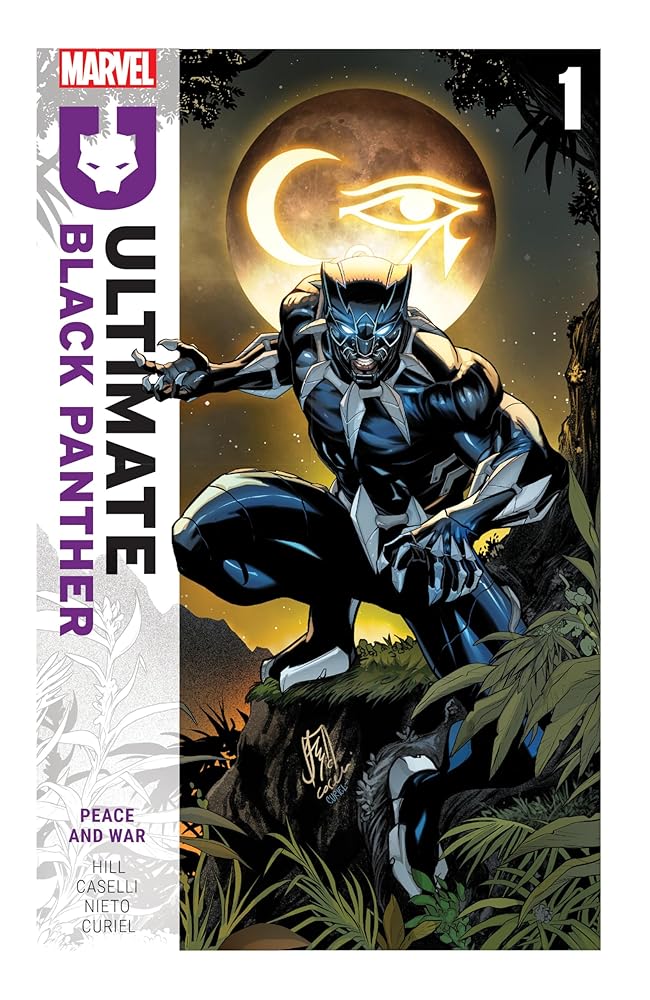 ULTIMATE BLACK PANTHER BY BRYAN HILL VOL. 1: PEACE AND WAR cover image