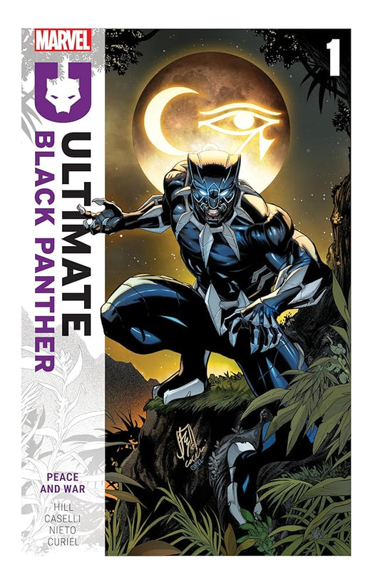 ULTIMATE BLACK PANTHER BY BRYAN HILL VOL. 1: PEACE AND WAR cover image