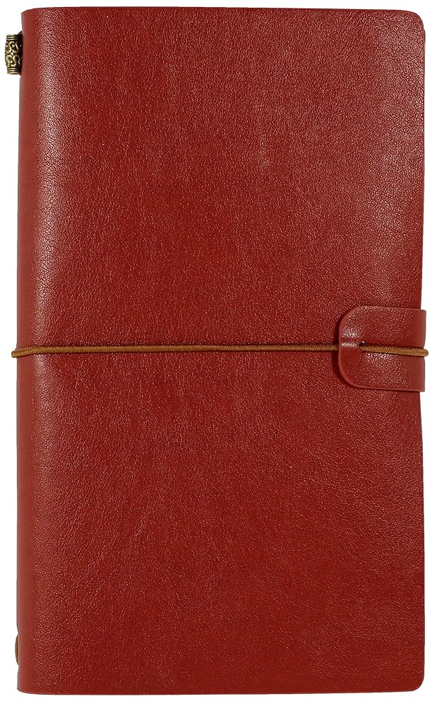 Voyager Refillable Notebook - Burgundy (Traveler's Journal, Planner, Notebook) cover image
