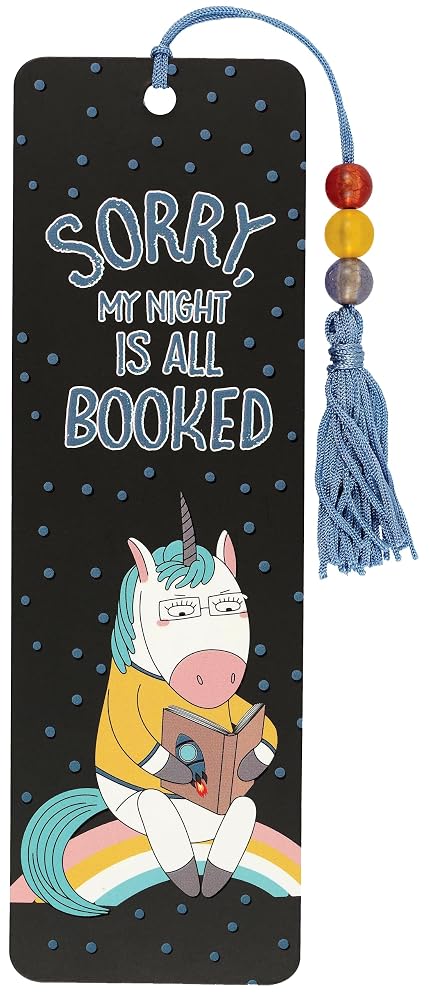 Sorry, My Night Is All Booked Beaded Bookmark cover image