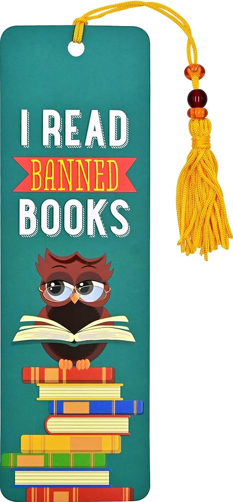 I Read Banned Books Beaded Bookmark cover image