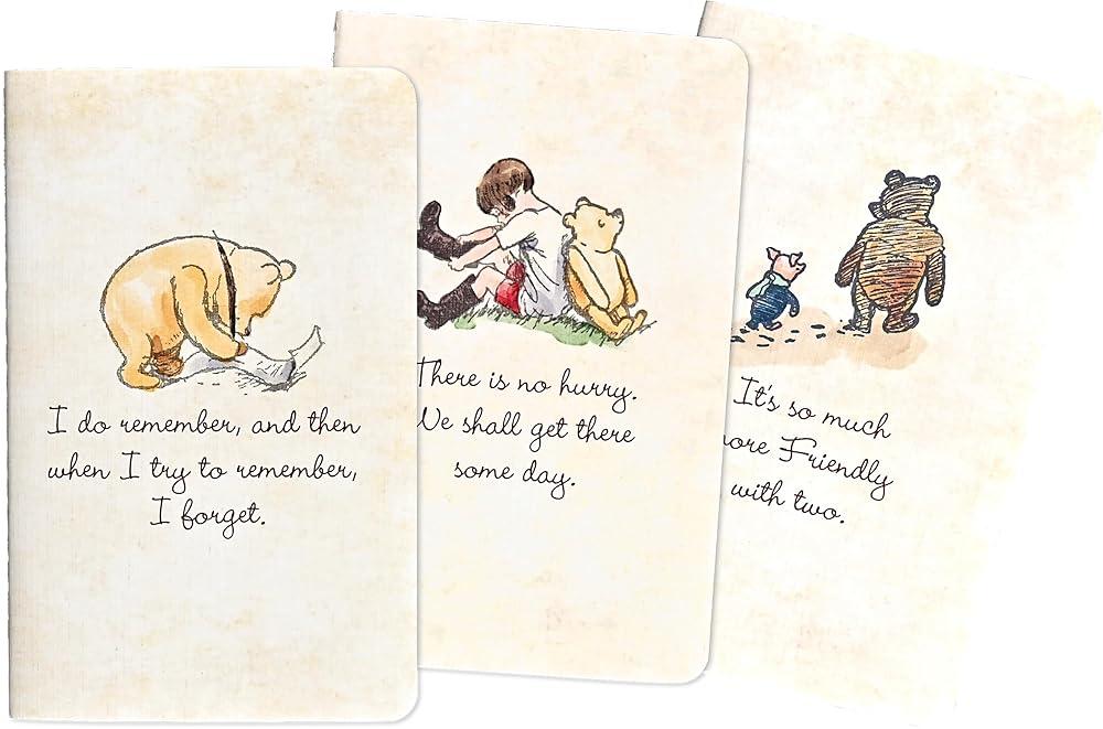 Winnie-the-Pooh Jotter Notebooks (set of 3) cover image