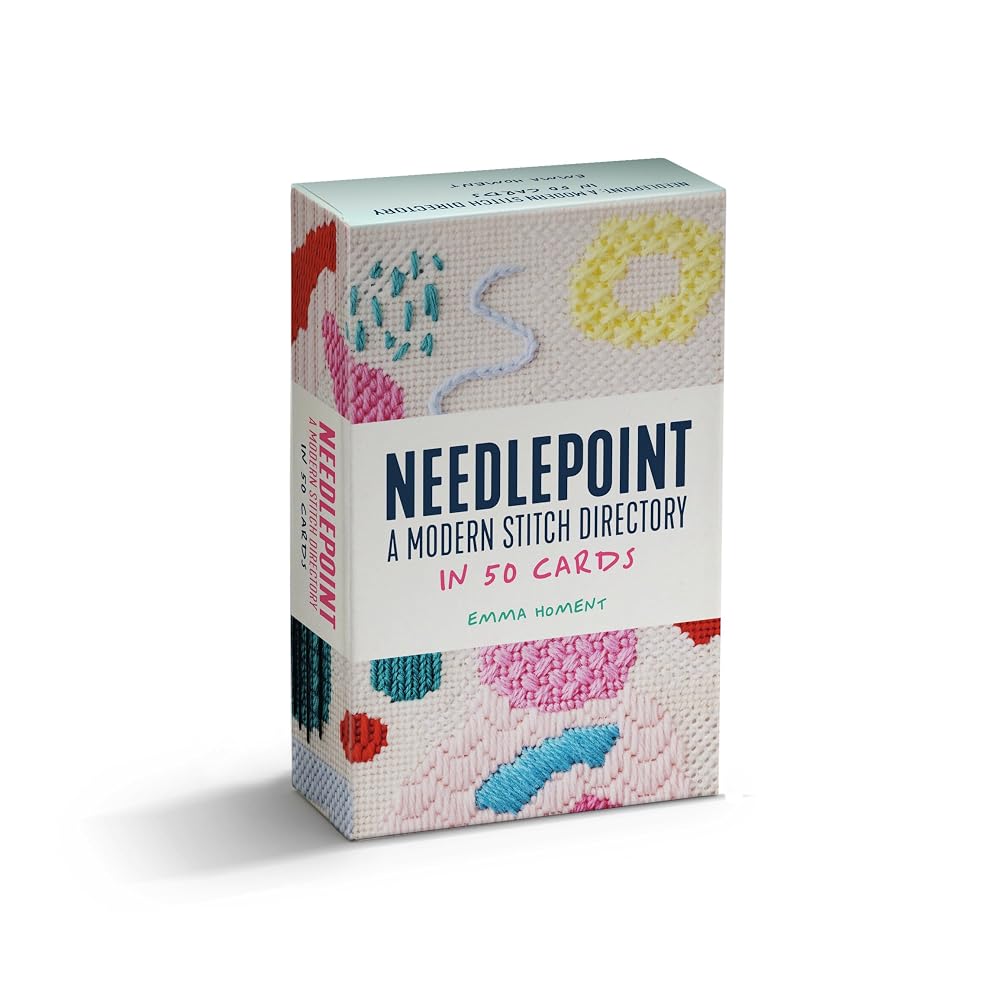 Needlepoint: A Modern Stitch Directory Card Deck: 50 creative stitches and techniques for tapestry embroidery cover image