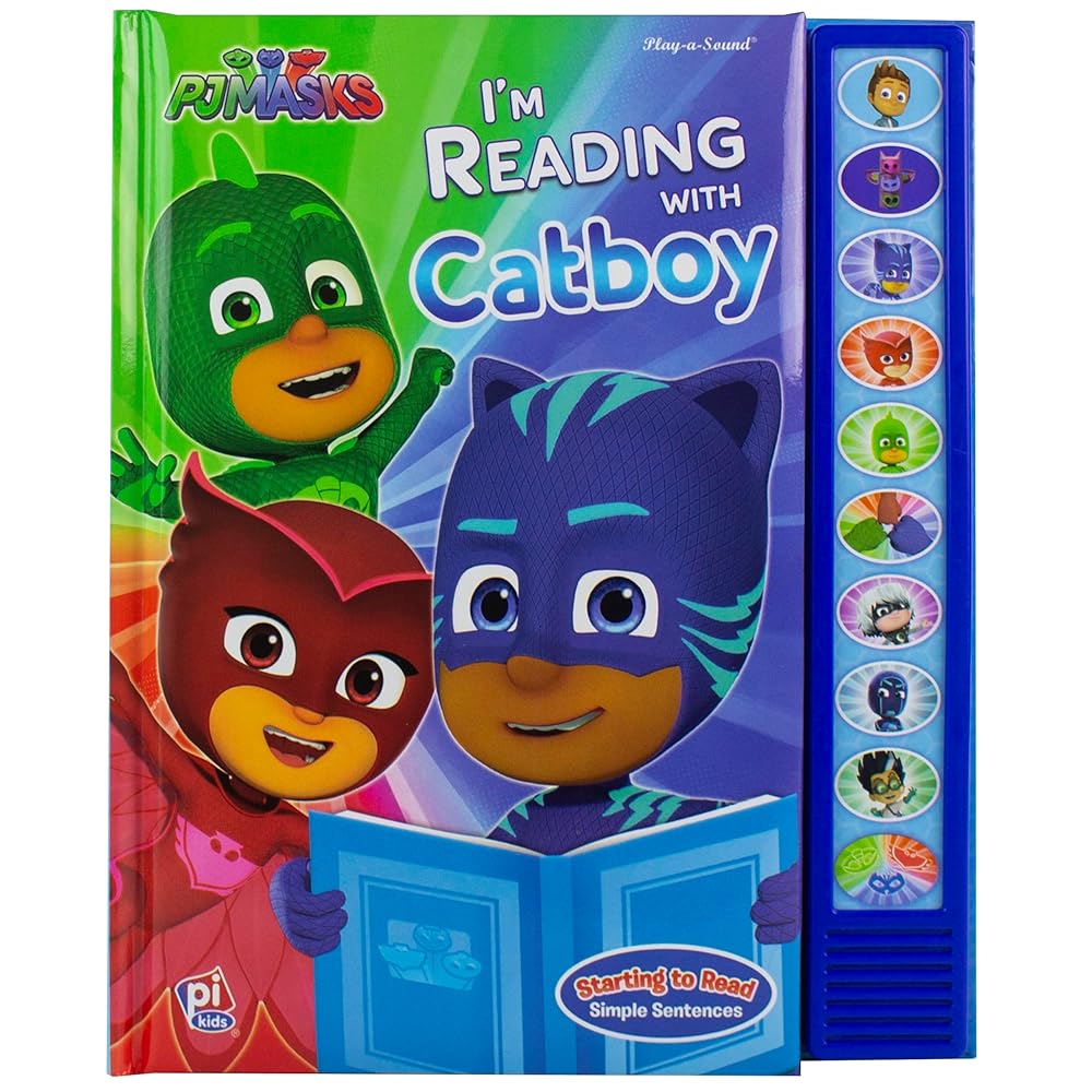 PJ Masks - I'm Ready to Read with Catboy Interactive Read-Along Sound Book - Great for Early Readers - PI Kids cover image