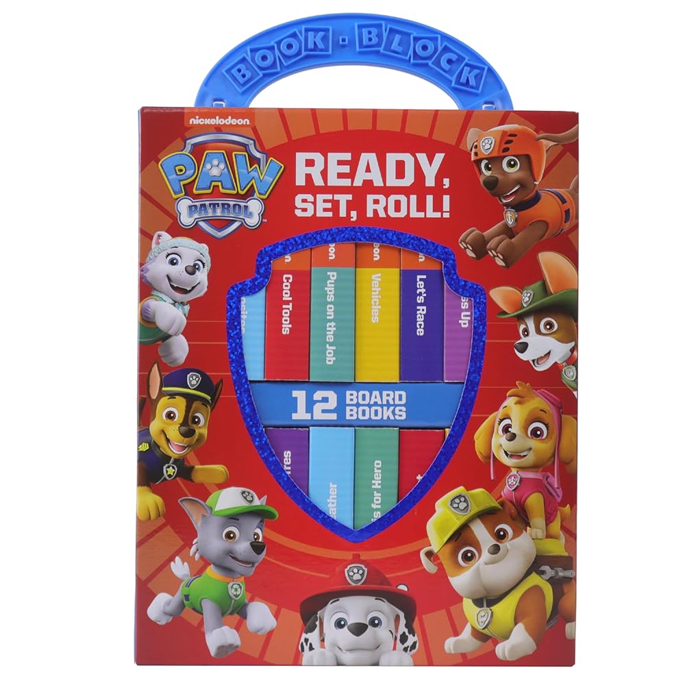 Nickelodeon PAW Patrol Chase, Skye, Marshall, and More! - My First Library Board Book Block 12-Book Set - PI Kids cover image