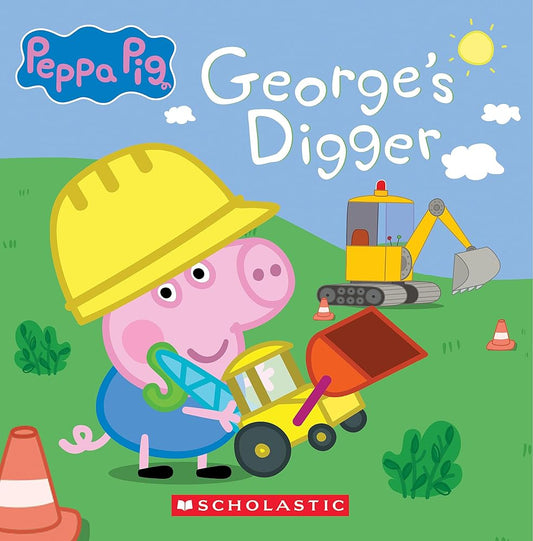 George's Digger (Peppa Pig 8x8 Storybook #40) (Peppa Pig, 40) cover image
