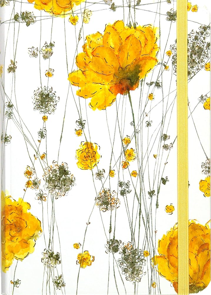 Yellow Flowers Journal (Diary, Notebook) cover image