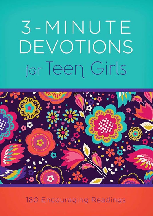3-Minute Devotions for Teen Girls: 180 Encouraging Readings cover image