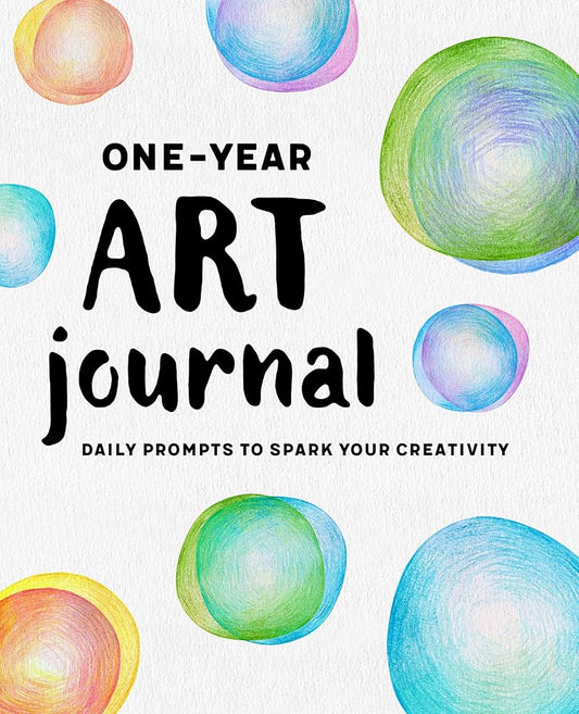 One-Year Art Journal: Daily Prompts to Spark Your Creativity cover image