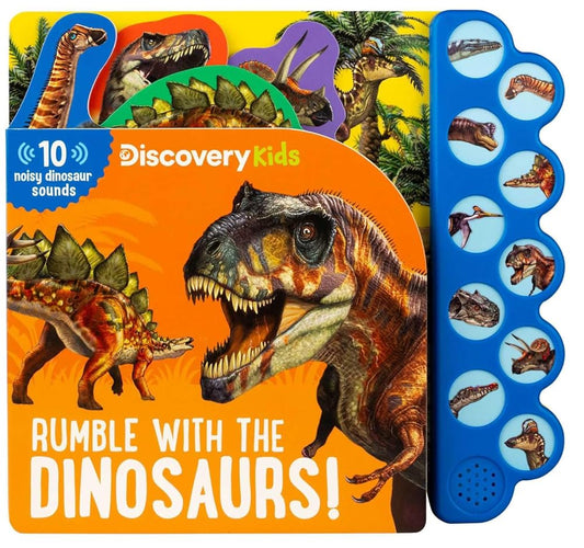 Discovery Kids: Rumble with the Dinosaurs (10-Button Sound Books) cover image