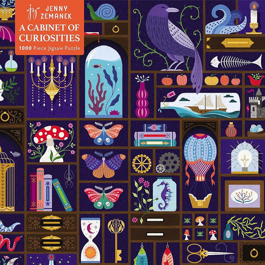 Jigsaw: Jenny Zemanek, Cabinet of Curiosities (1000-piece): 1000-Piece Jigsaw Puzzles cover image