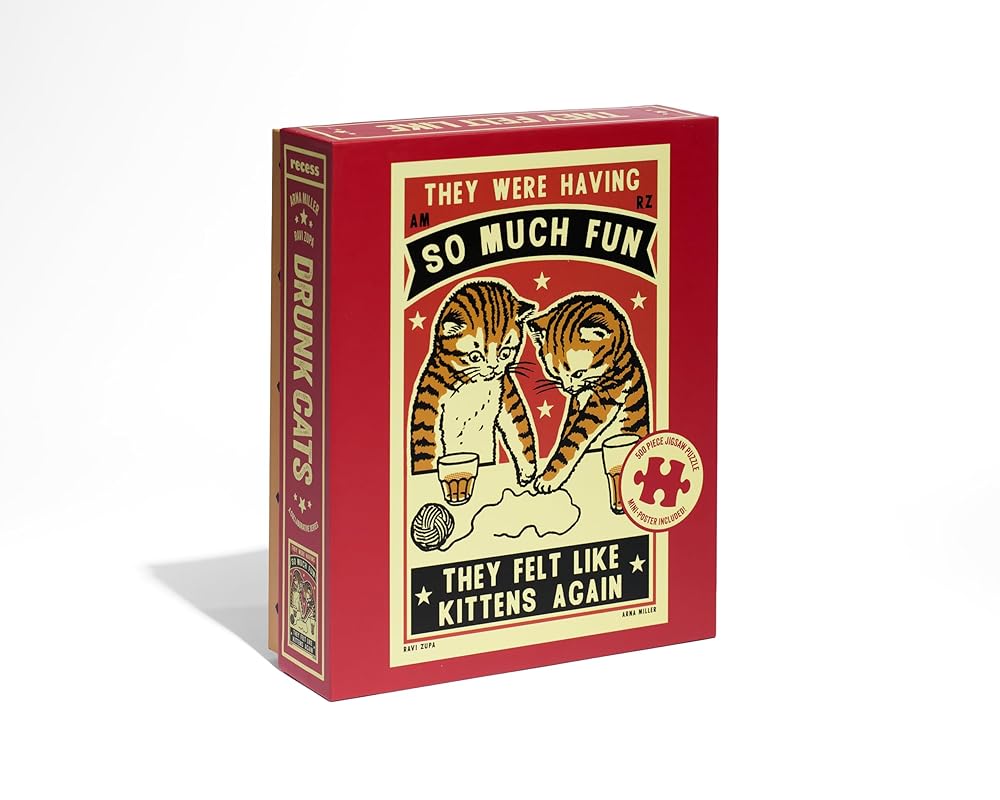 Kittens Again: 500 Piece Jigsaw Puzzle by Arna Miller & Ravi Zupa: 2 cover image