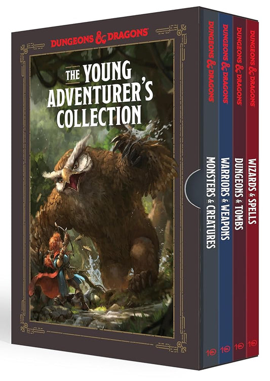 The Young Adventurer's Collection Box Set 1 [Dungeons & Dragons 4 Books]: Monsters & Creatures, Warriors & Weapons, Dungeons & Tombs, and Wizards & ... & Dragons Young Adventurer's Guides) cover image