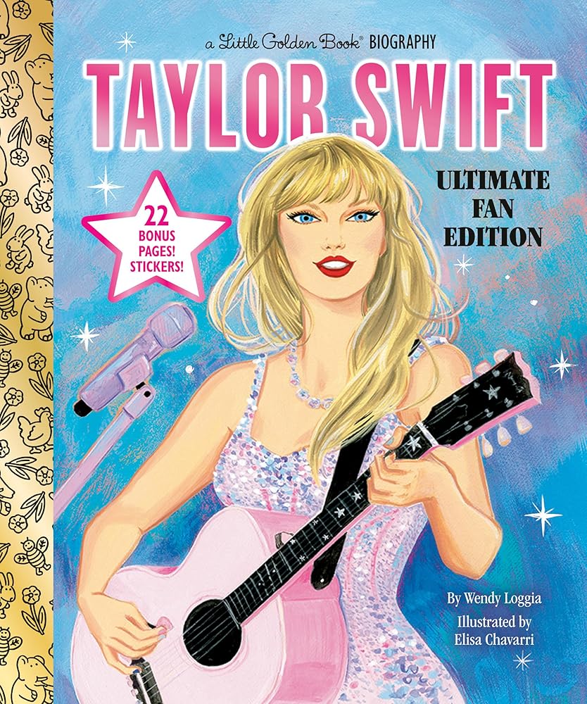 Taylor Swift Ultimate Fan Edition Little Golden Book Biography: 22 Bonus Pages! Stickers! cover image