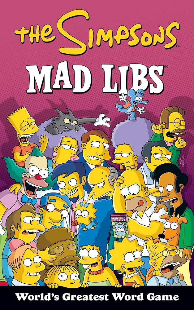 The Simpsons Mad Libs cover image