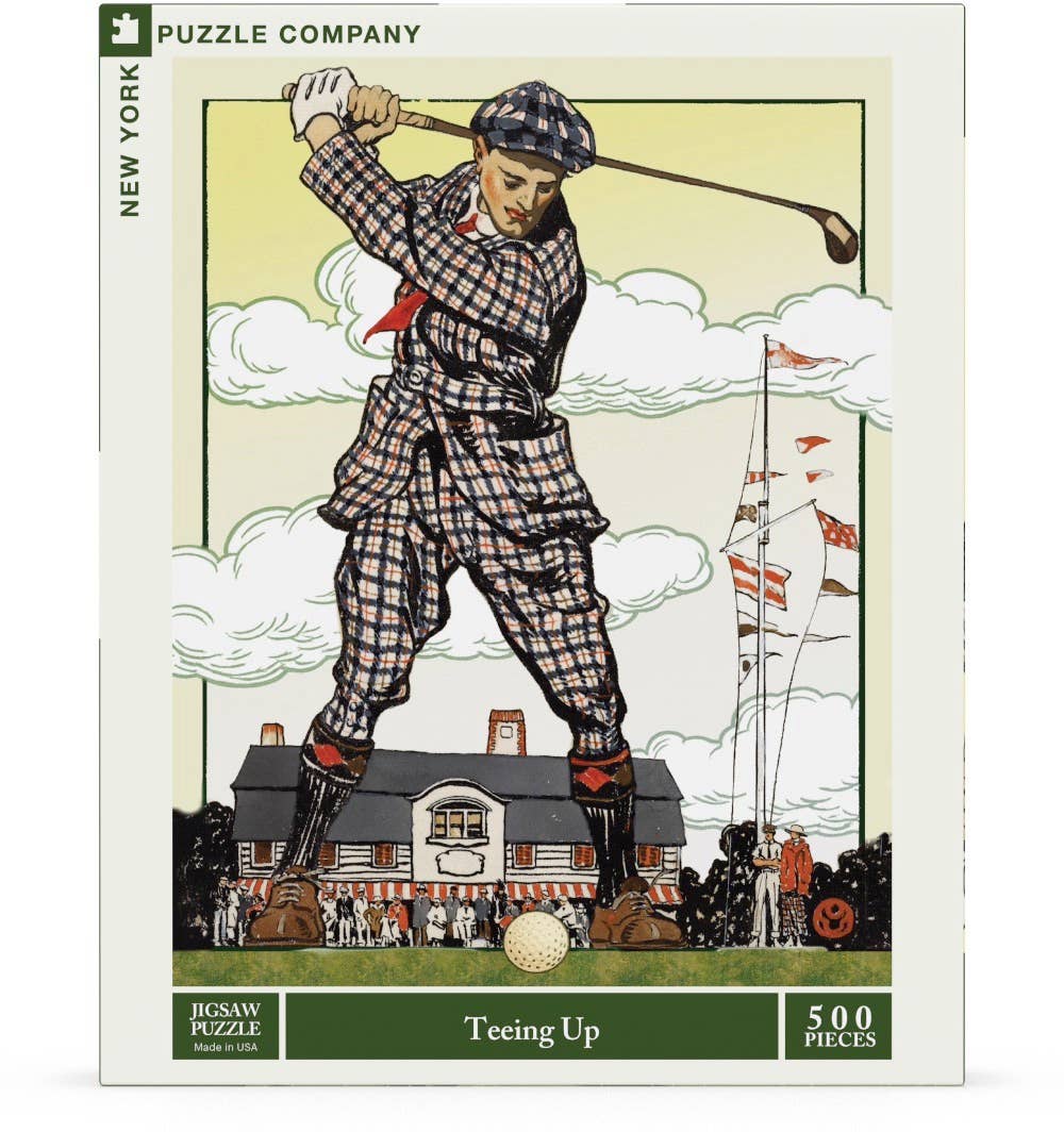 Teeing up - 1000 Piece Jigsaw Puzzle