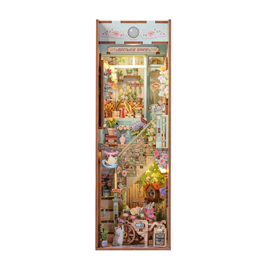 DIY Book Nook Kit: Flower Shop
