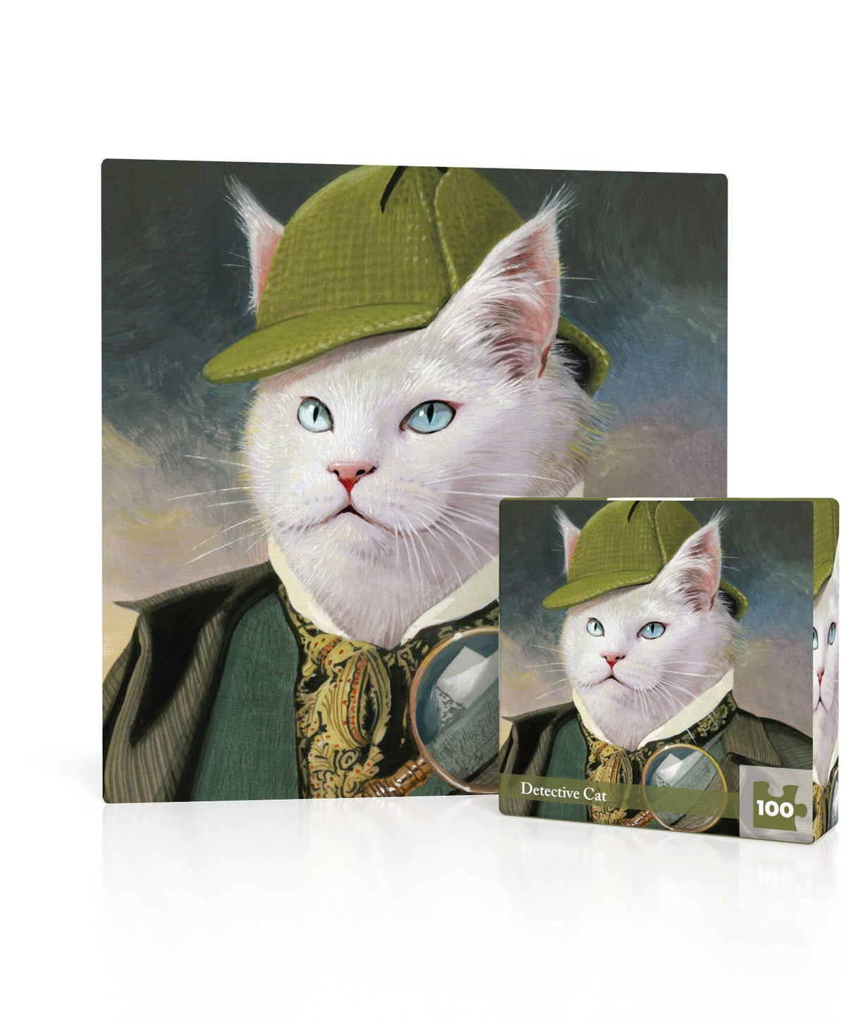 Snowball - Cat Detective Mini - 100 Piece Mini Puzzle