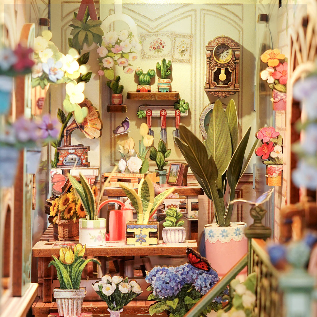 DIY Book Nook Kit: Flower Shop
