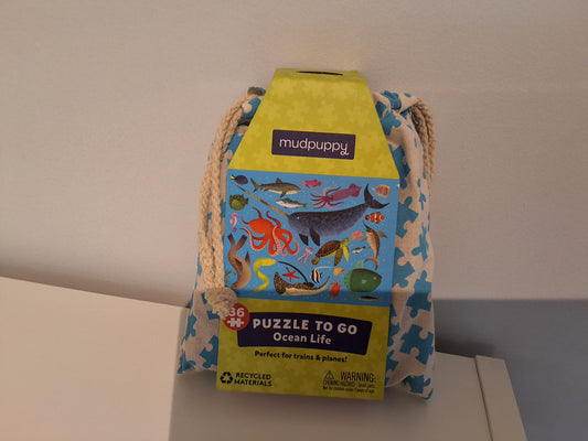 Puzzle to Go Pouch- Ocean Life