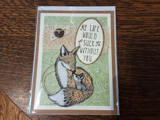 Fox Greeting Card