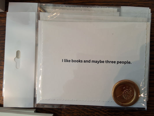Gold Seal Booklover Card