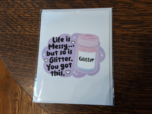 Glitter Greeting Card